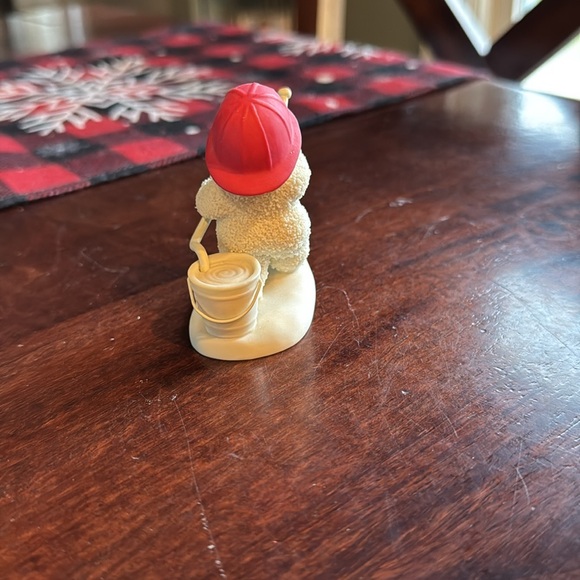 Department 56 Miniature Snowbaby  “To The Rescue” Firefighter Figurine - Picture 4 of 6